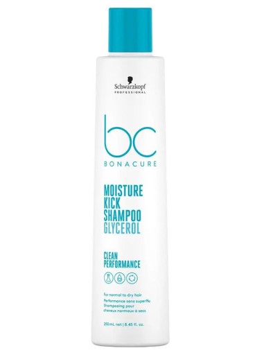 schwarzkopf bc moisture kick silnie nawilżający szampon 250ml