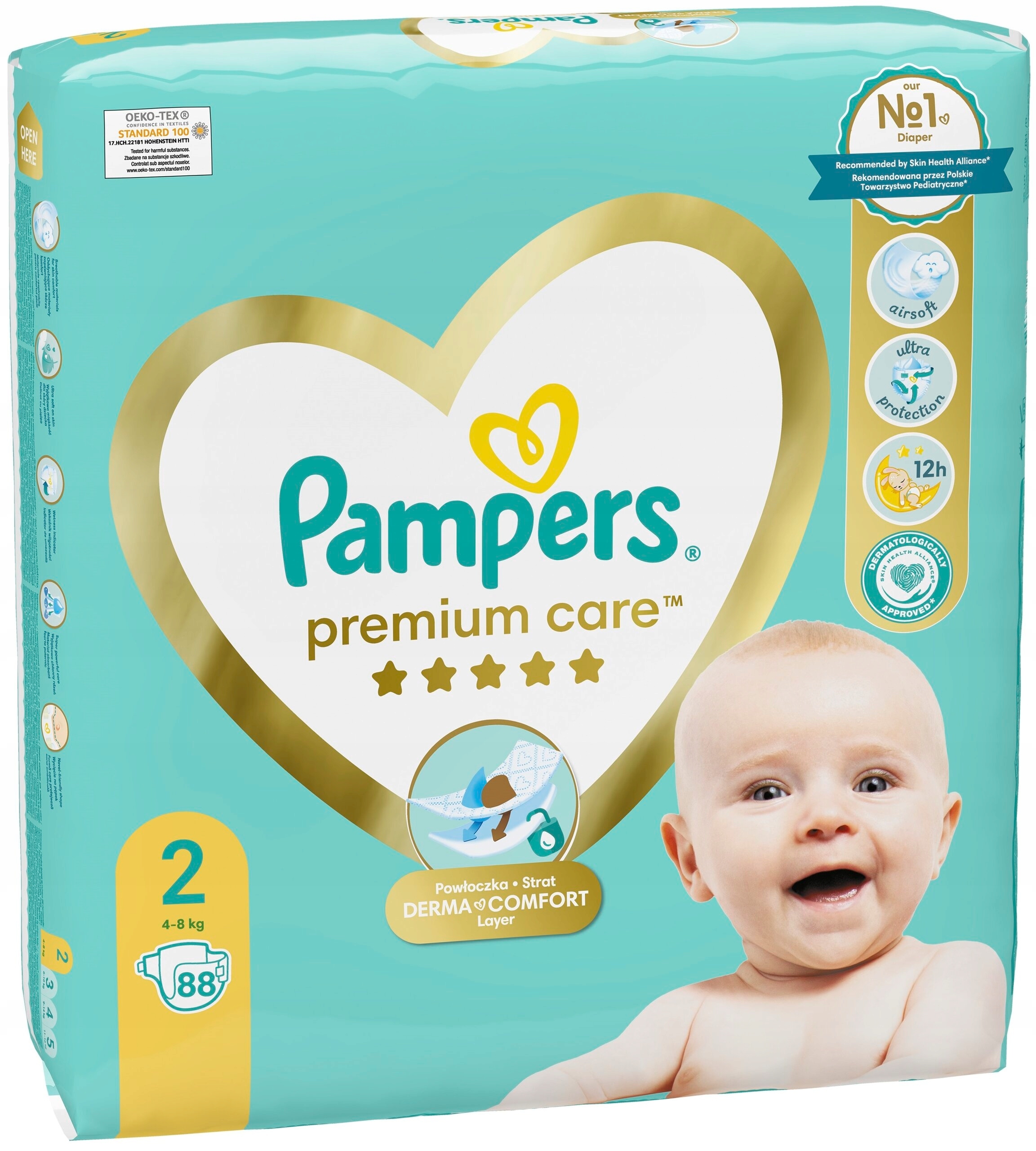 pampers premium care 88 szt ceneo