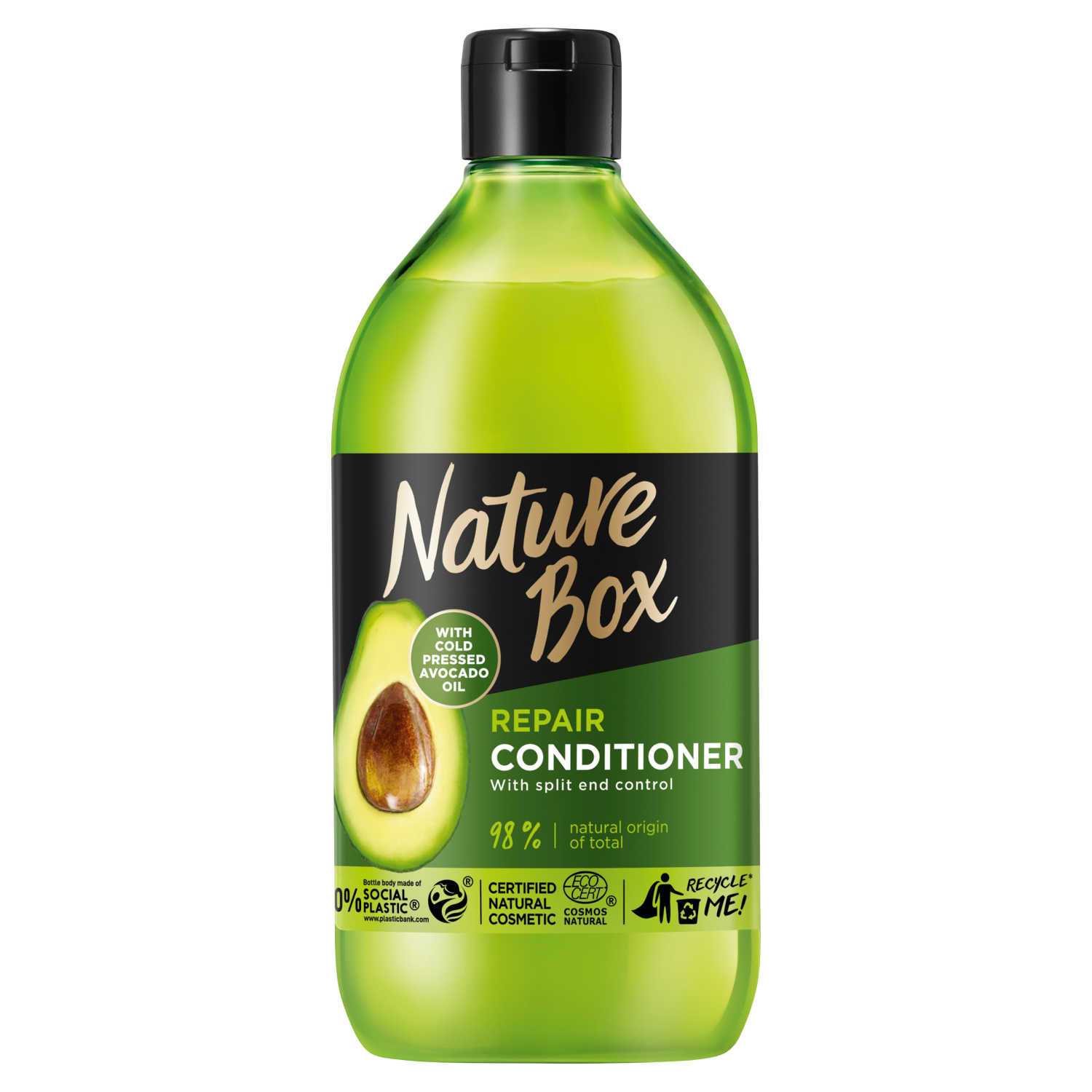 nature box regenerująca odżywka do włosów z olejem z awokado