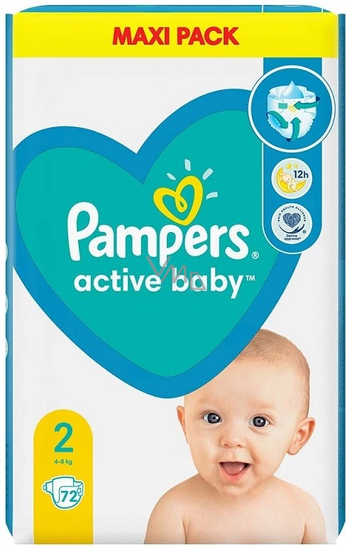 pampers 2 maxi pack 80