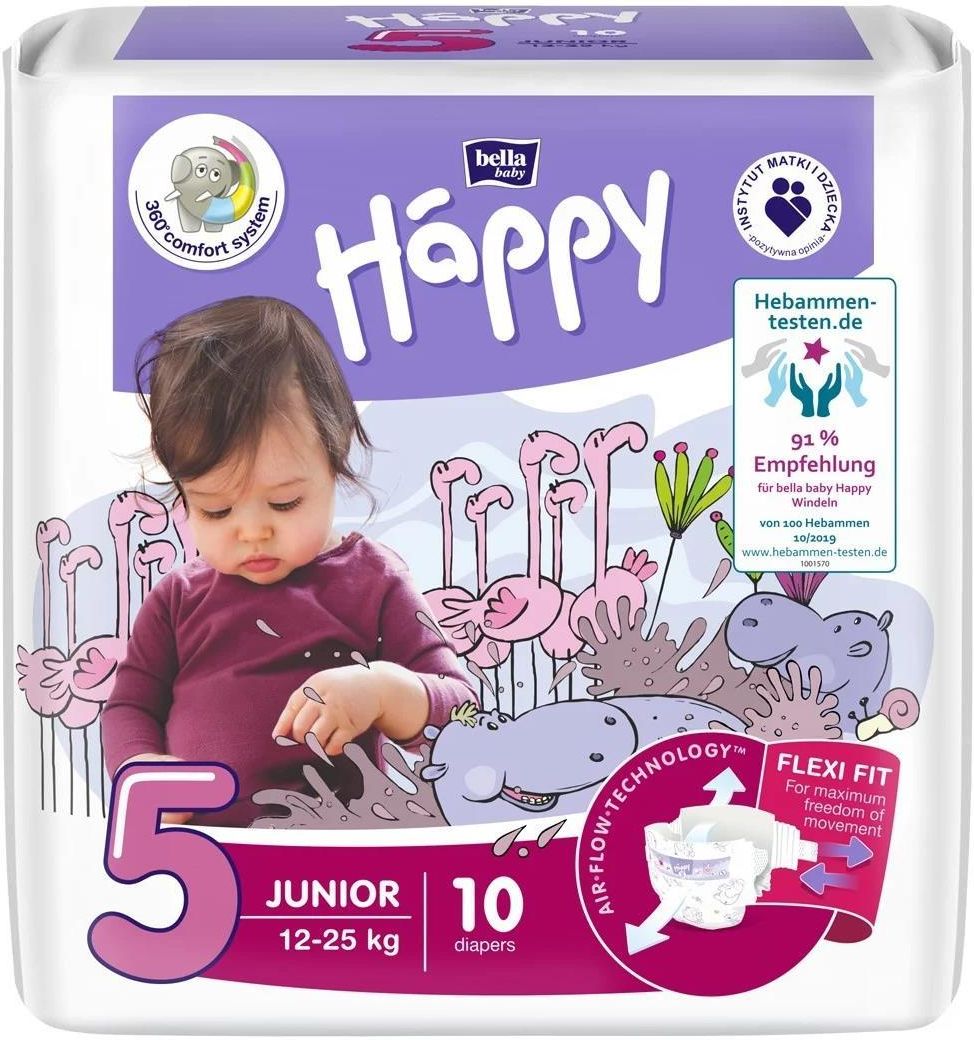 bella pieluchy uniwersalne happy junior x10