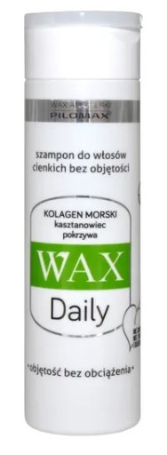 pilomax wax daily szampon do włosów cienkich bez objętości