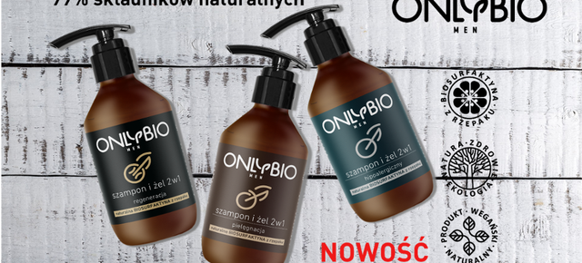 szampon i żel 2w1 men regeneracja 250 ml onlybio