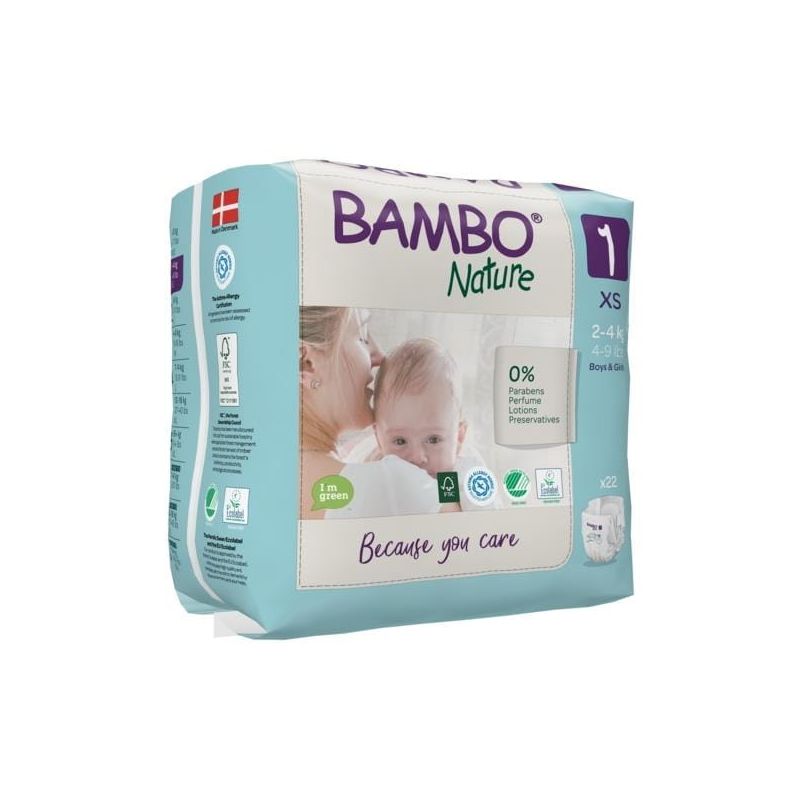 pieluchy jednorazowe bambo nature new born