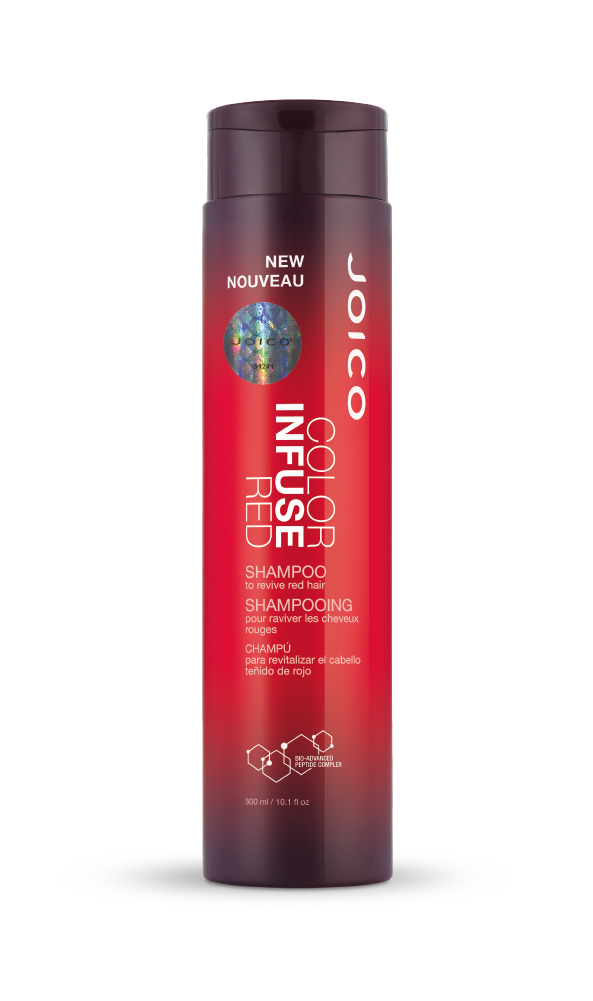 color infuse red szampon nadaie wlosom blond truskawkowego odcienia