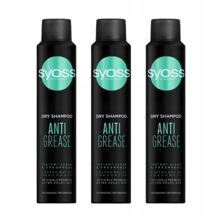 syoss anti-grease suchy szampon do włosów 200 ml