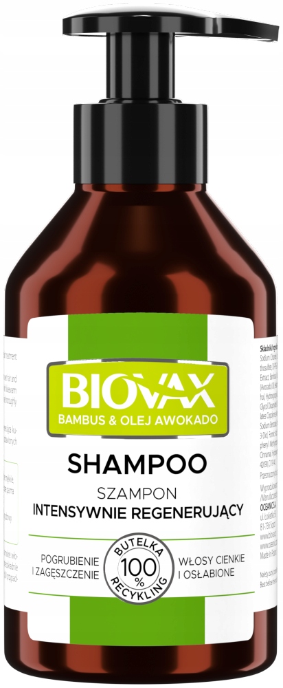 biovax szampon i odzywka bez sls