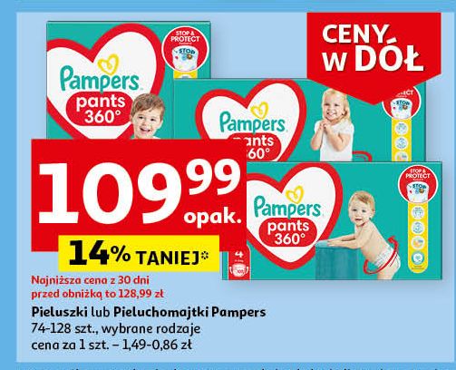 auchan pieluchomajtki pampers