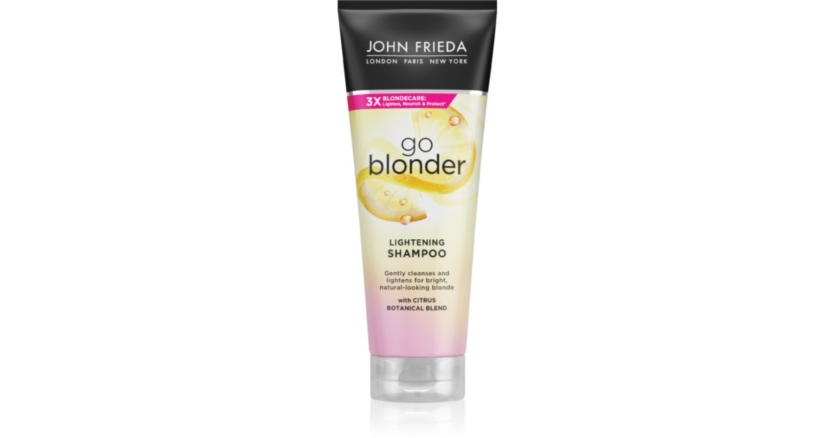 john frieda rozjaśniajacy szampon do blond