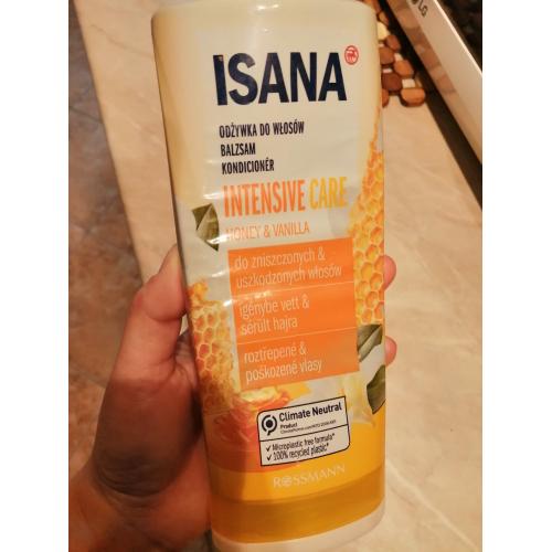 isana intensive care szampon do włosów zmęczonych i zniszczonych honey&vanilla