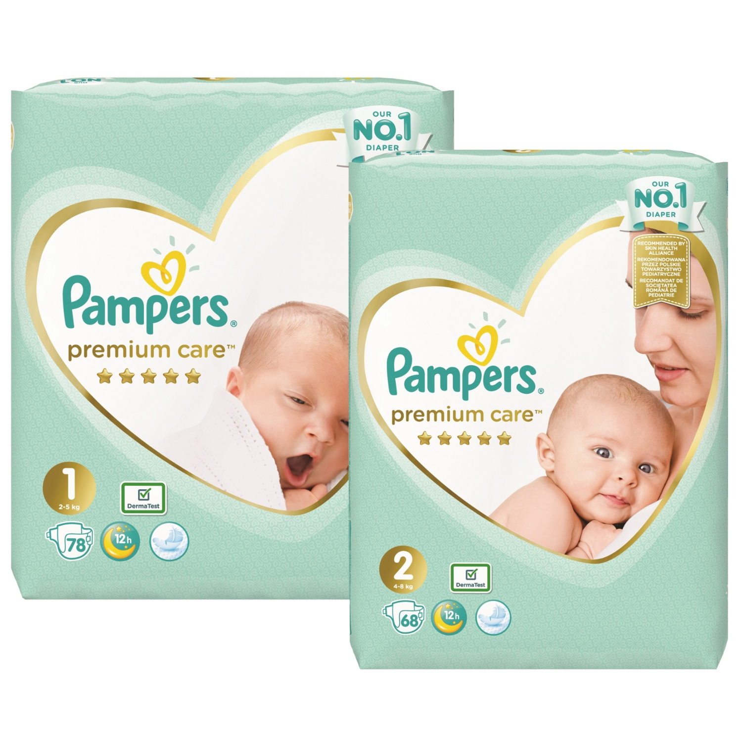 pampers pieluszki premium care newborn mini