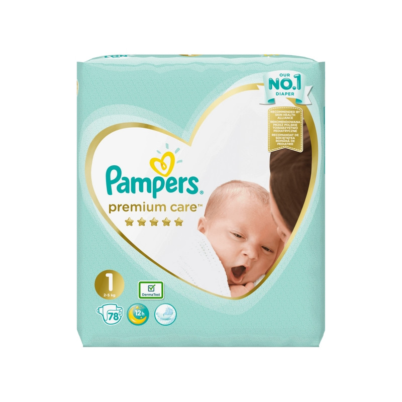 pampers premium care 1 78 szt