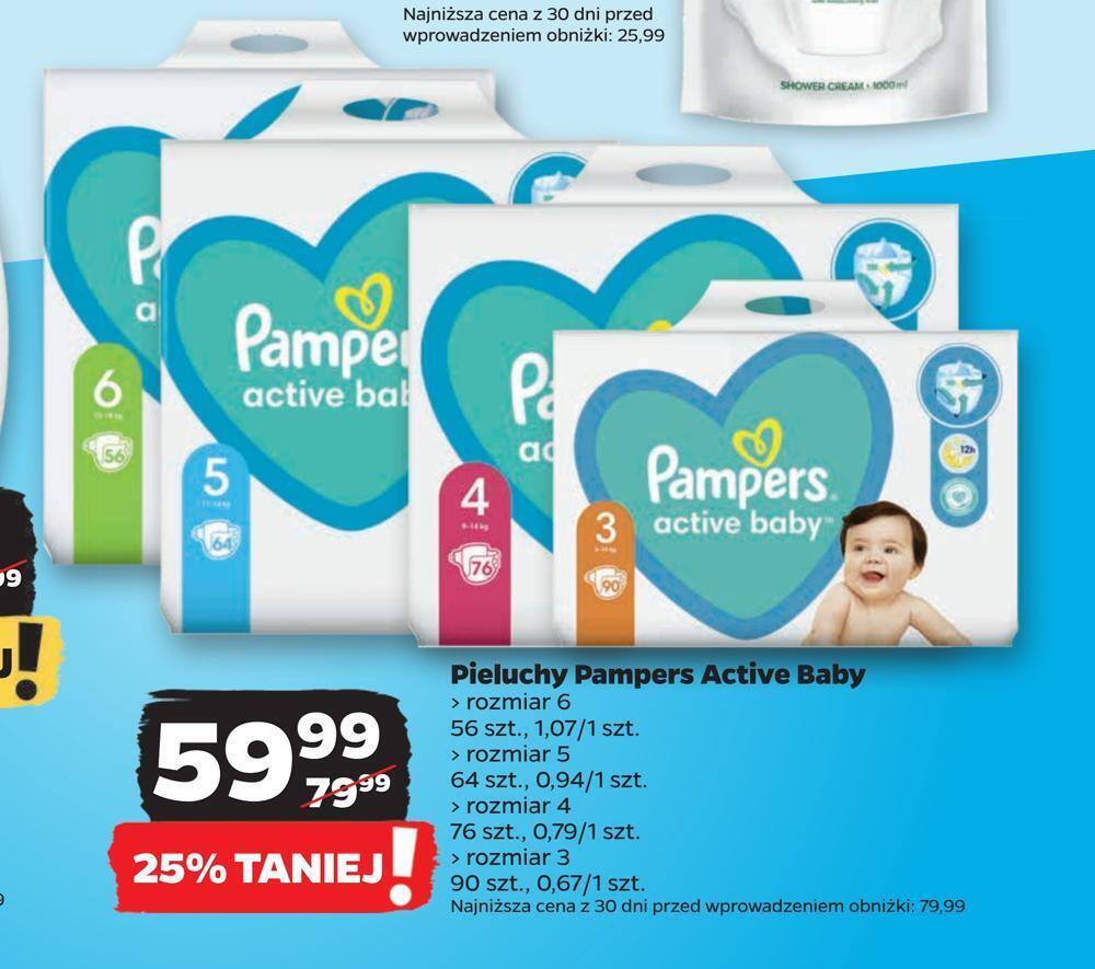 pieluchy pampers w netto od listopada