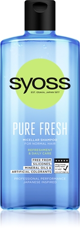 syoss pure fresh szampon micelarny do włosów normalnych