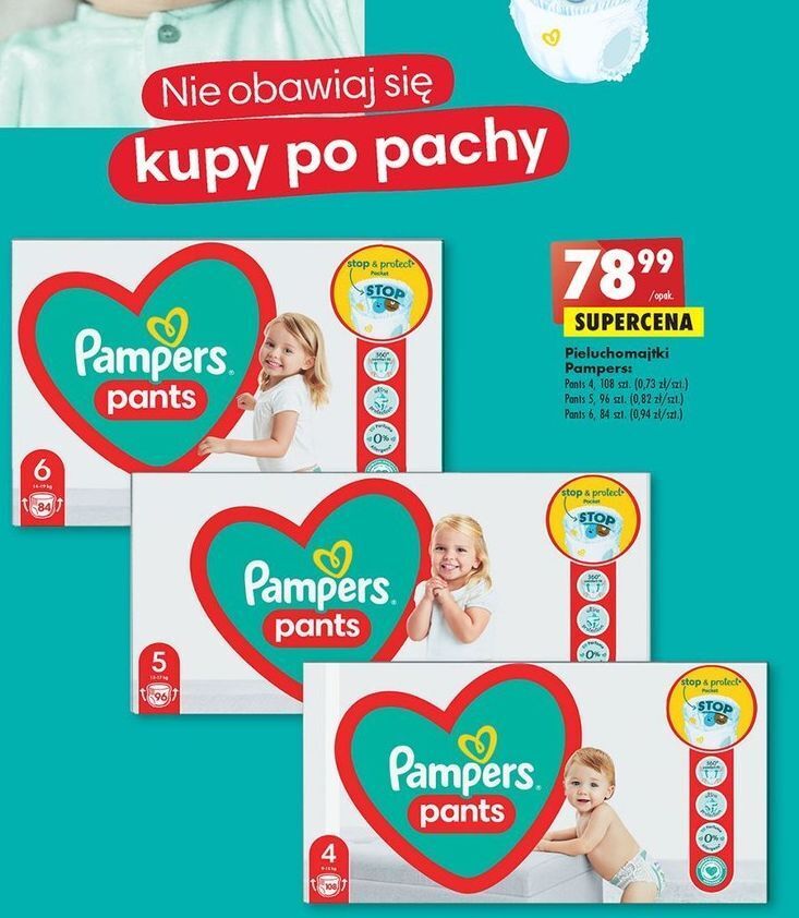 promocja pampers pants 4