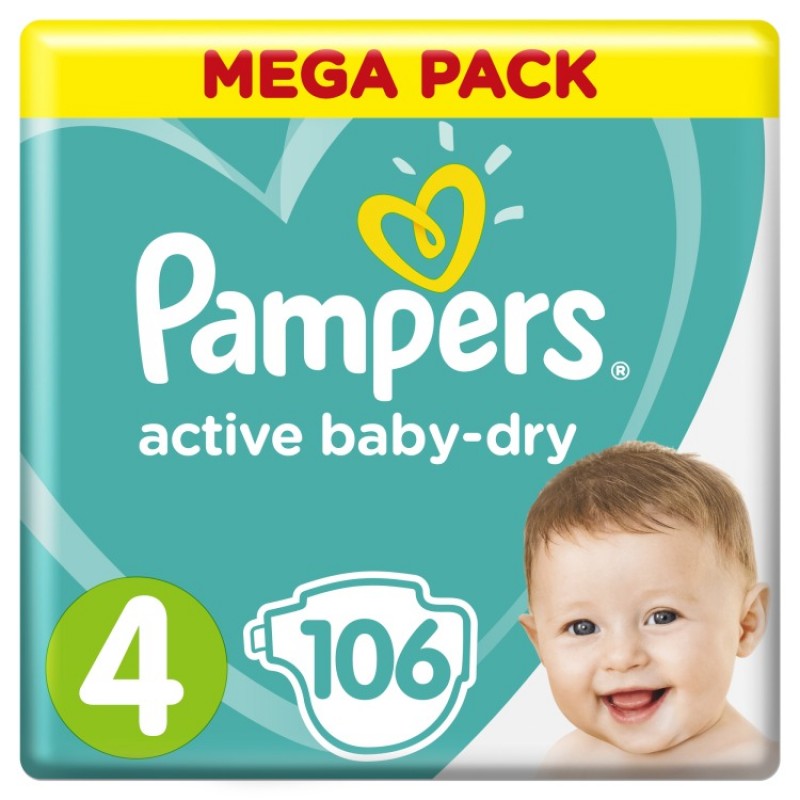 pampers active dry 106