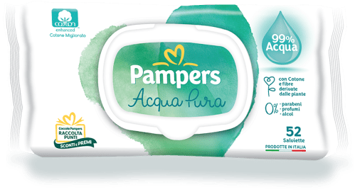 pampers aqua pure italia