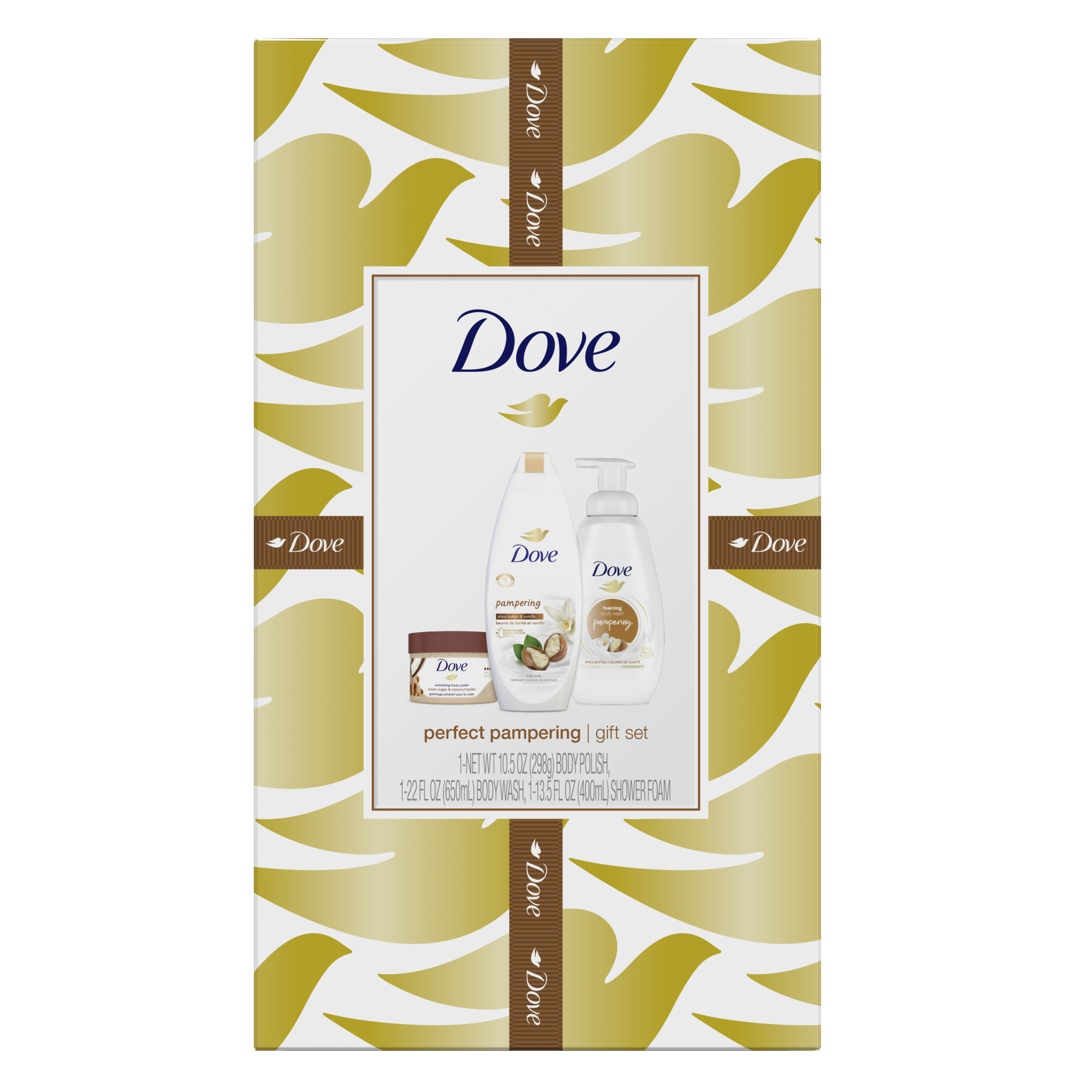 dove perfect pampering gift set