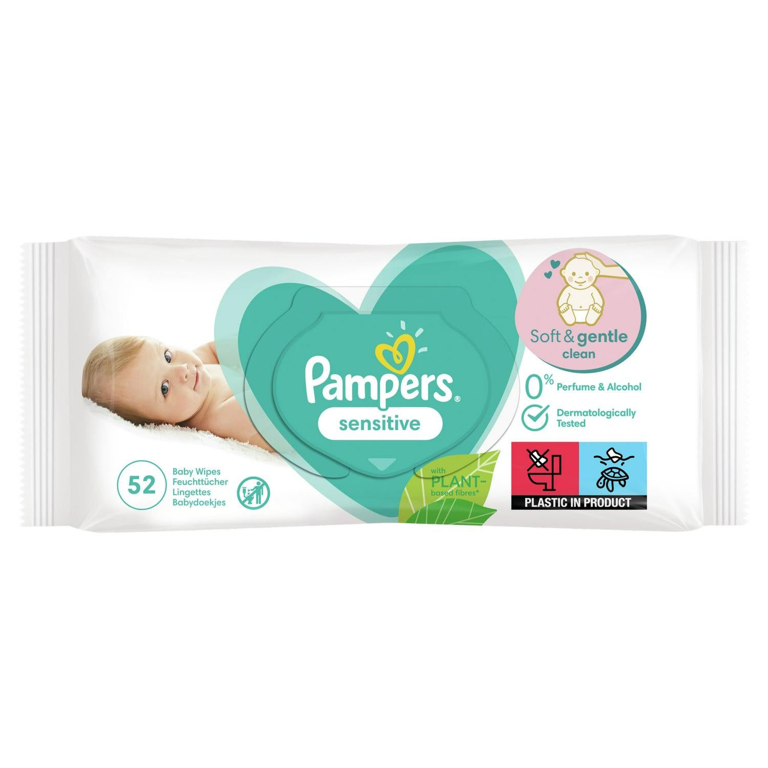 pampers sensitive 52