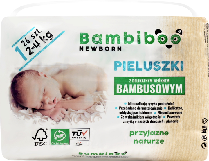 bambiboo pieluchy skład