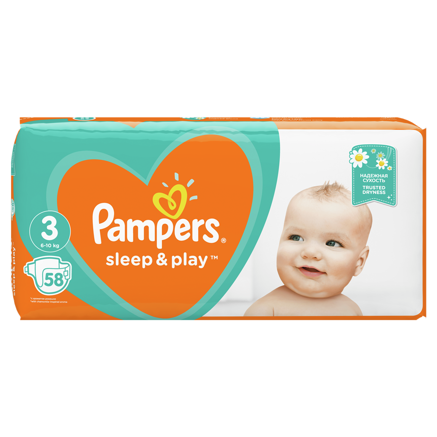 pampers rozmiar 3 58 szt