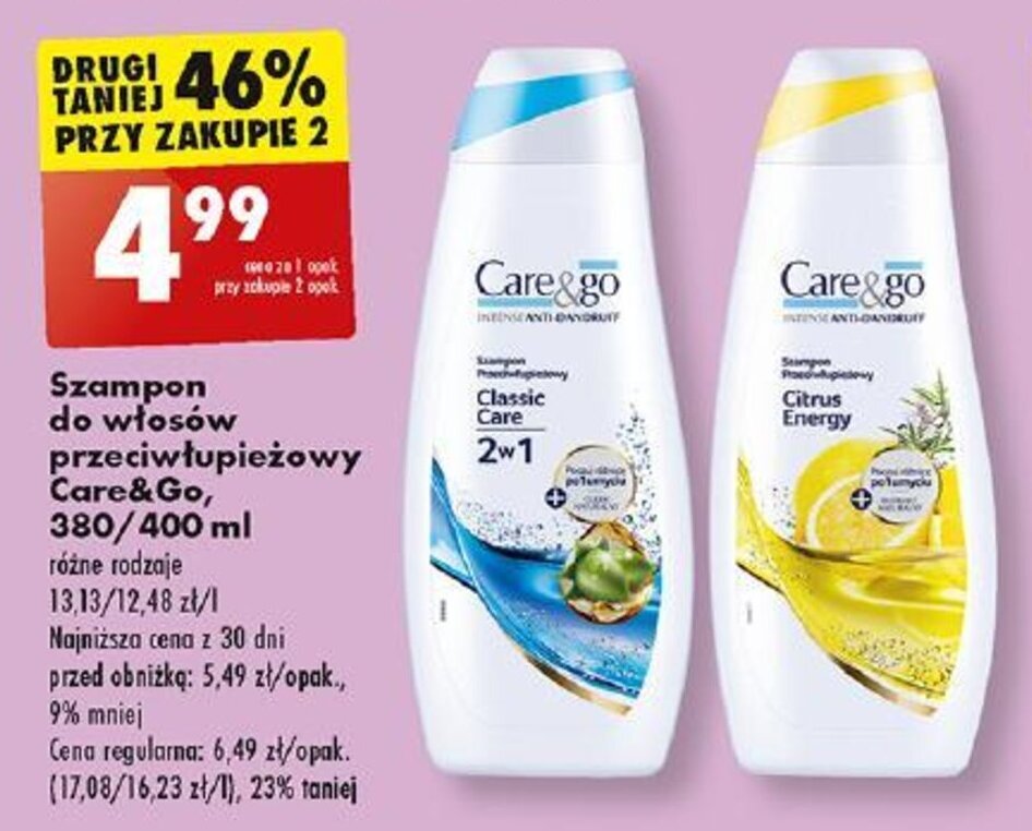 szampon care&go z odżywką