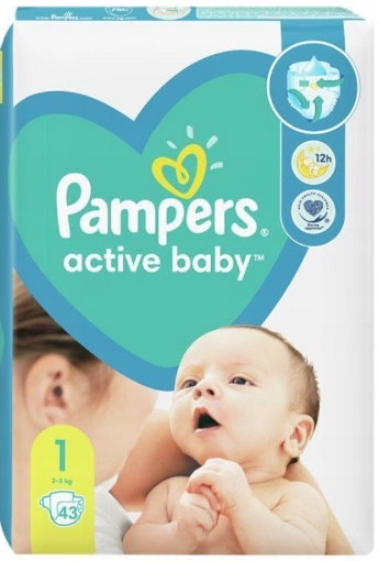 pampers pieluchy new baby 1 43 szt.