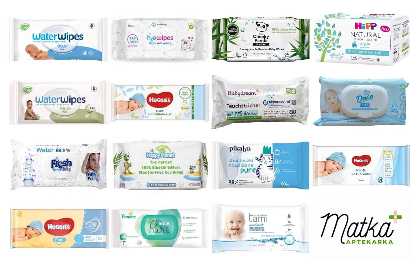 chusteczki pampers z plastikowym zamknięciem