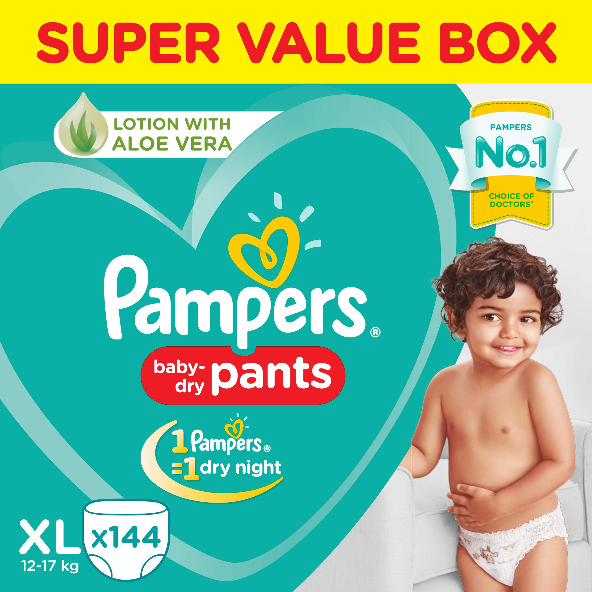 giant box pampers 2 144