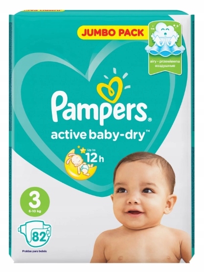 pampersy pampers 3 active dry 10 szt