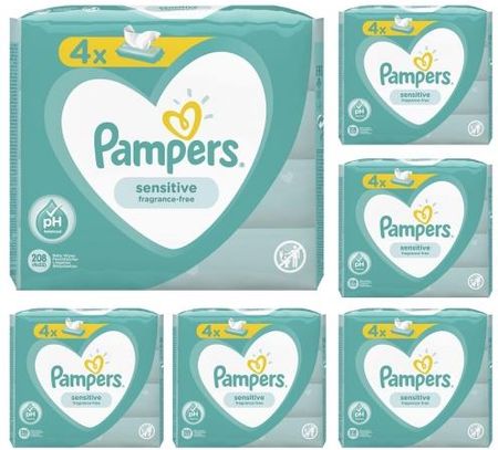 pampers sensitive chusteczki 24 cena