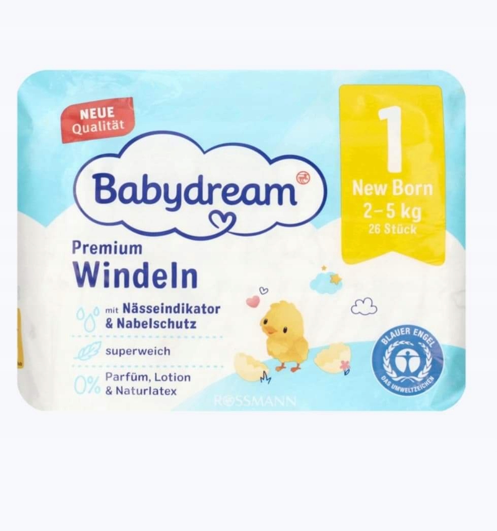 nowe pieluchy babydream