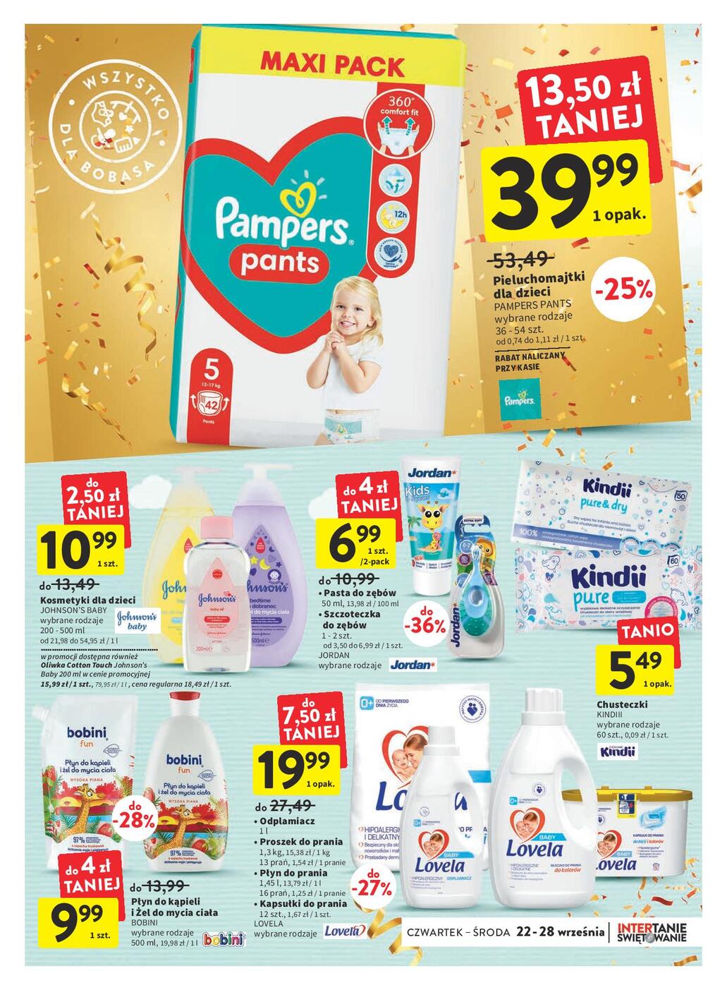 intermarche pieluchomajtki pampers