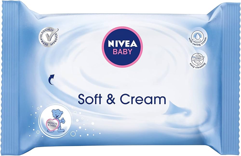 nivea baby chusteczki nawilżane soft & creme