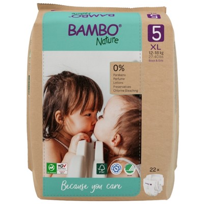 pieluchy bambo nature 4 i 5