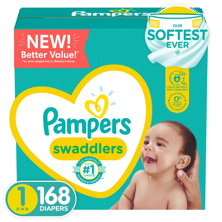 pampers mega box size 1