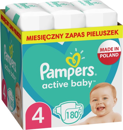 pampers active 4+ allegro