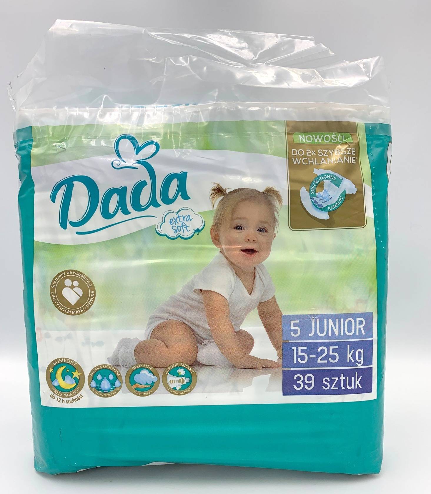 pieluchy dada extra soft junior 39 szt