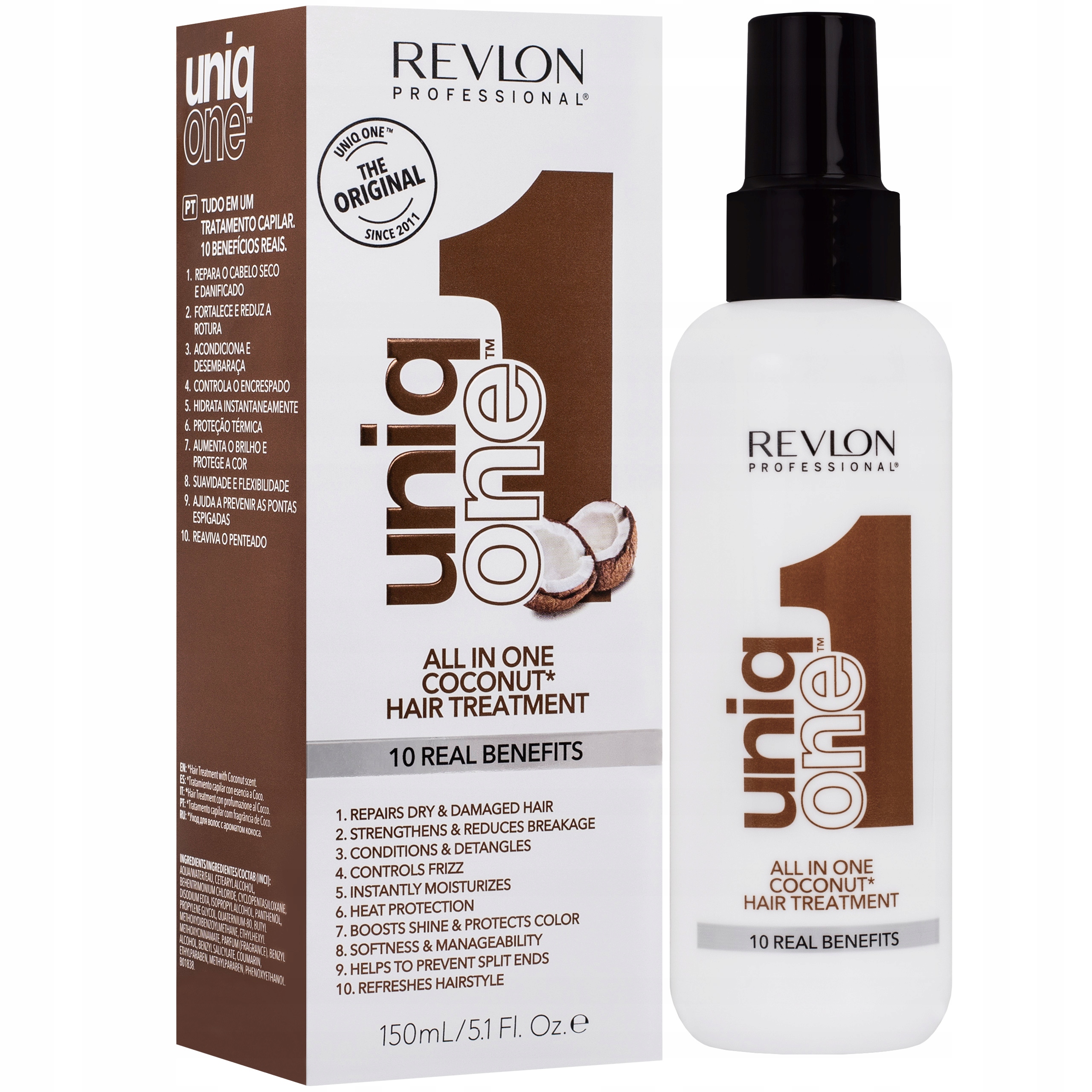 revlon uniq one coconut kosmetyki damskie odżywka do włosów 150ml