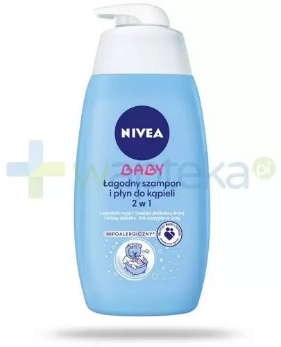 nivea baby lagodny szampon i plyn do kapieli