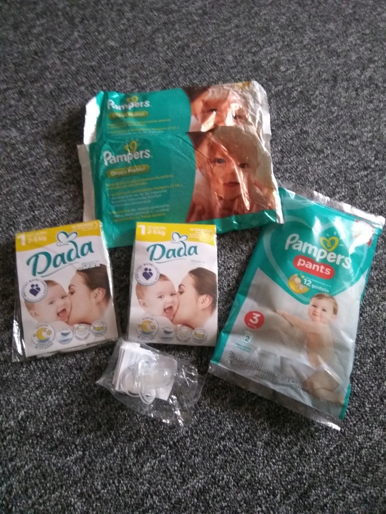 próbki pieluch pampers