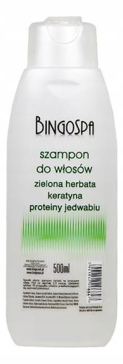 szampon z odżywką z zielonej herbaty bingospa