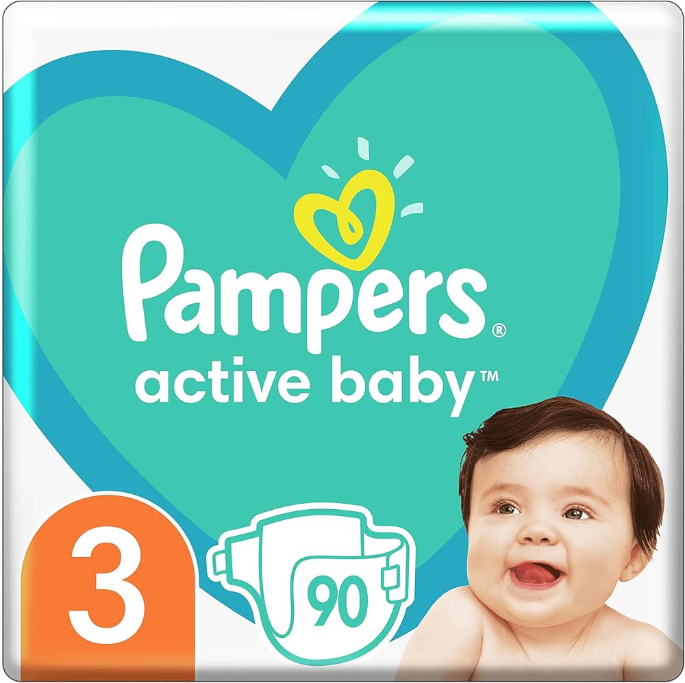 pampers baby dry 3 cena 90 sztuk