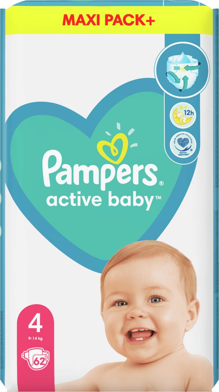 pampers pieluchy active baby 4