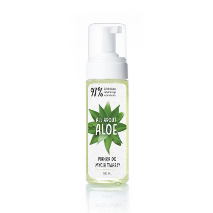 pianka do mycia twarzy all about aloe blog