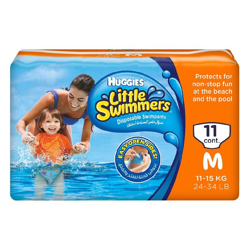 huggies little swimmers medium 12-18kg majteczki 11szt