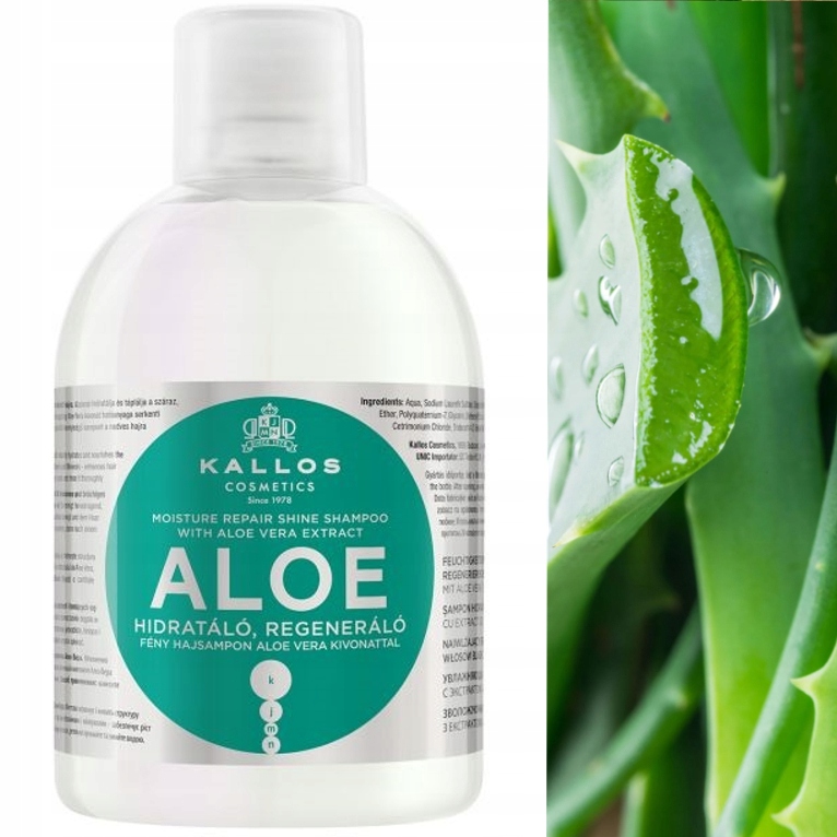 kallos kjmn szampon aloe aloesowy nawilżający regenerujący 1000 ml rosman