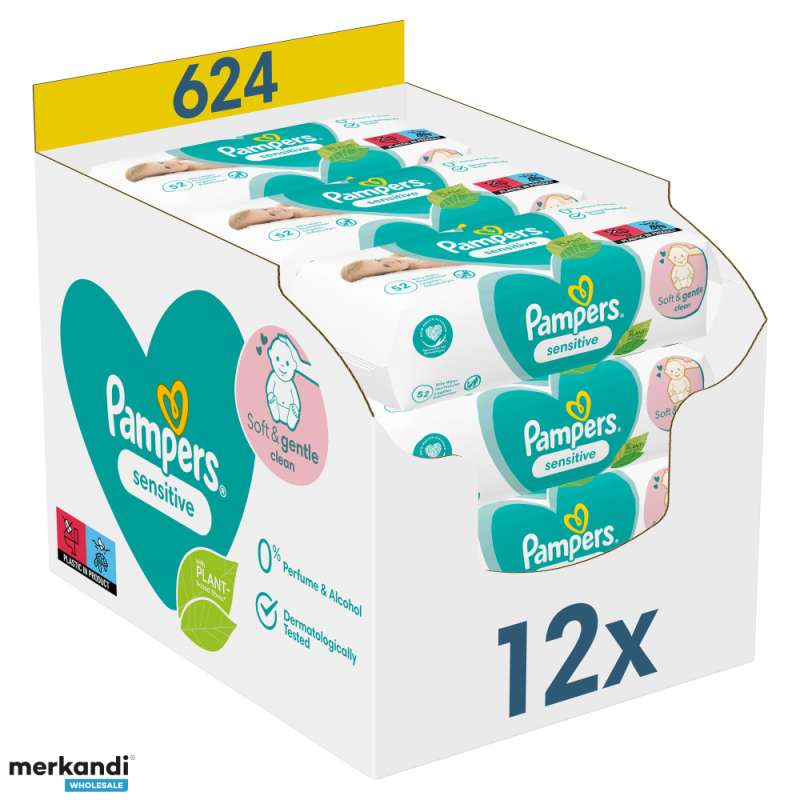 pampers sensitive 12x52 apteka gemini