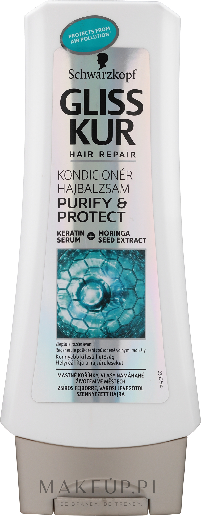 gliis kur szampon do włosów purify & protect