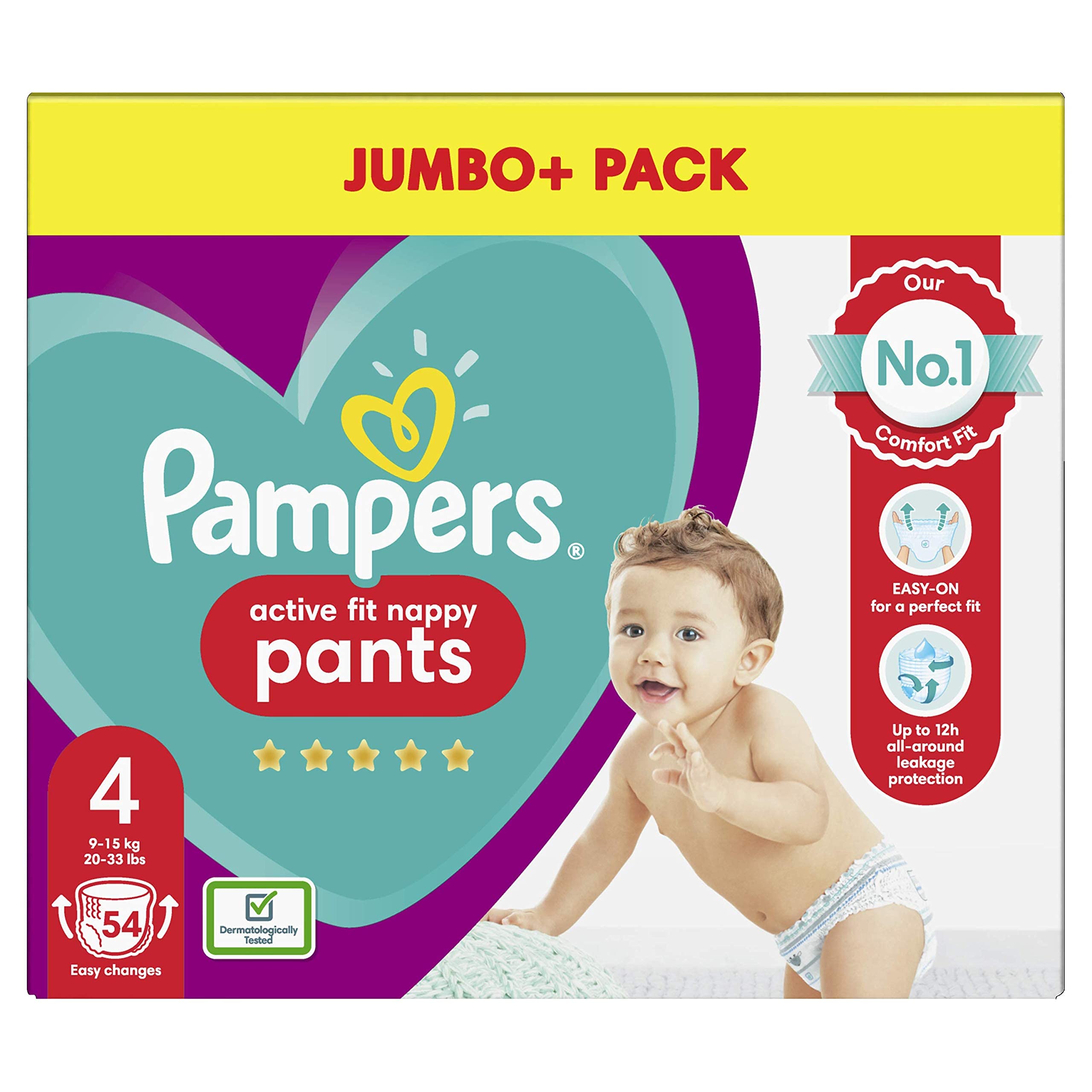 pampers 4 pants active dry